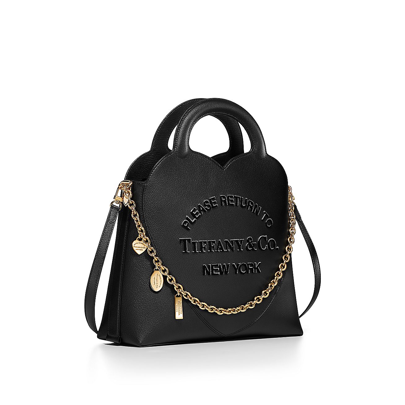 return to tiffany® small charm tote bag in b
