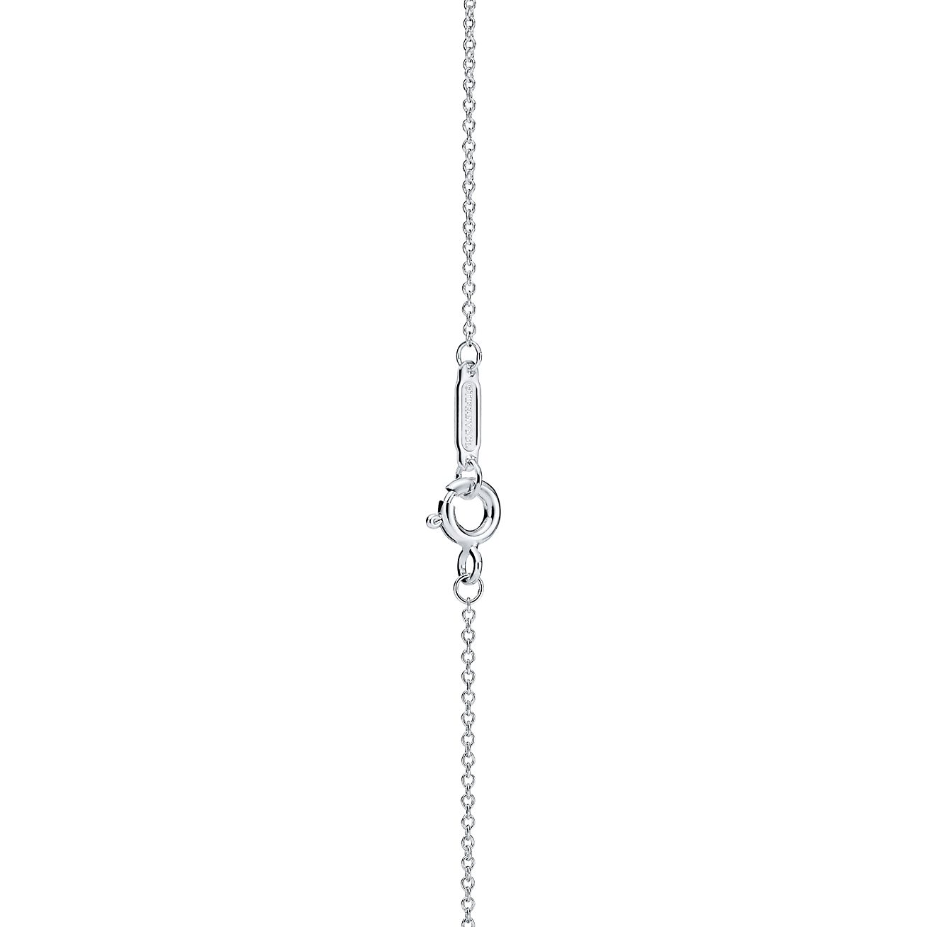 tiffany 183703 系列纯银圈形项链,中号 | tiffany & co.