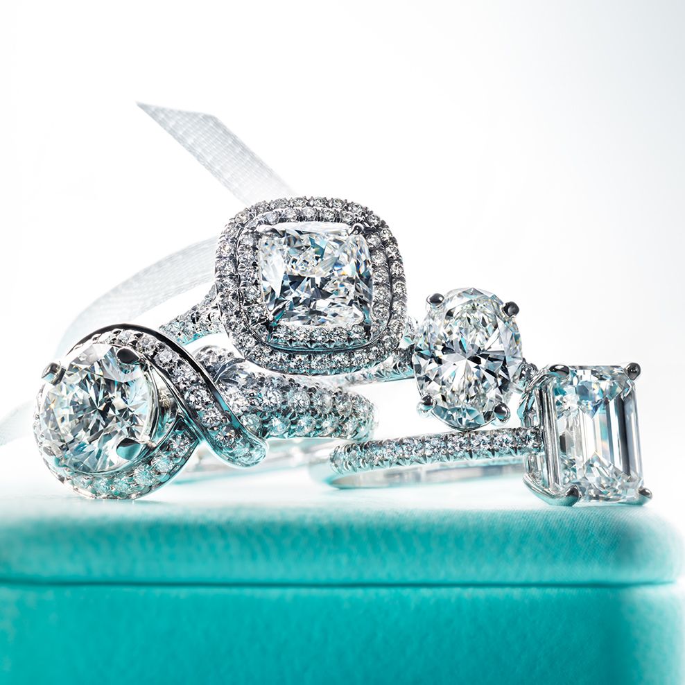 订婚钻戒的款式与镶嵌工艺 | tiffany & co.