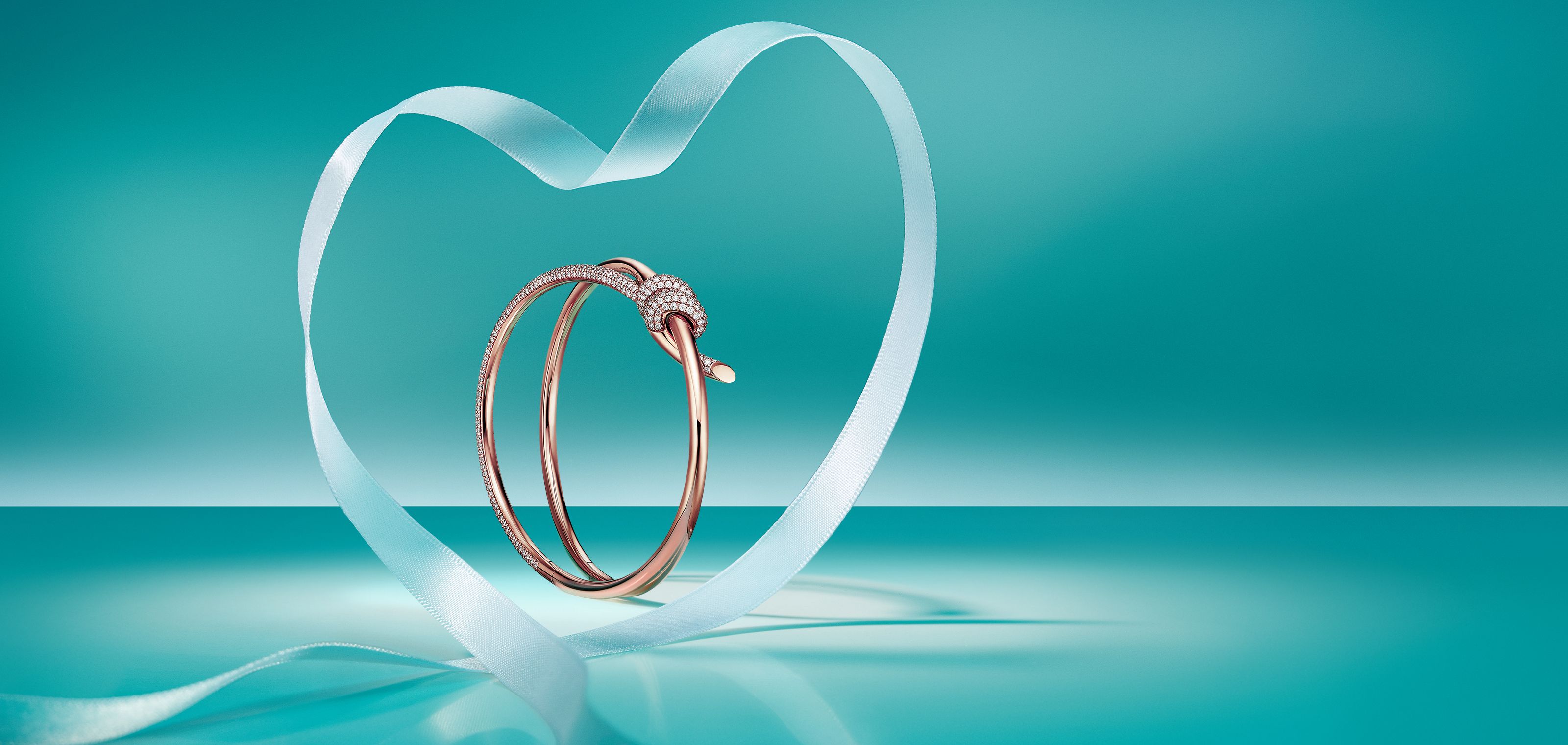 Tiffany Knot 系列18K 玫瑰金项链| Tiffany & Co.